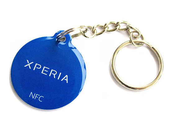 NFC Chip Epoxy RFID Key Tag For Pet Identification